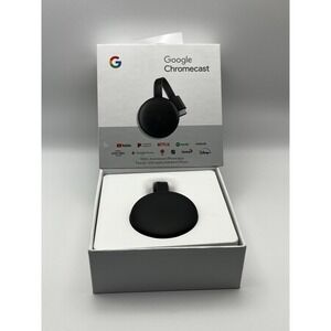 Google Chromecast 2nd Gen NC2-6A5 1080p HD Streaming HDMI Dongle w/ Box & USB